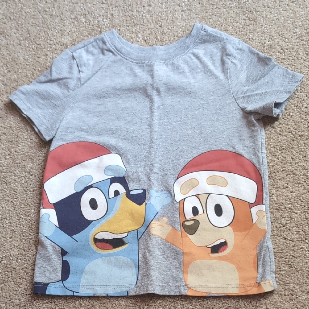 Kids Gray Cartoon Character T-Shirt